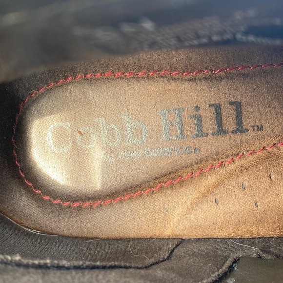 Cobb Hill by New Balance Nicole Stone Tan Leather Ankle Booties Size 9N - Picture 13 of 13